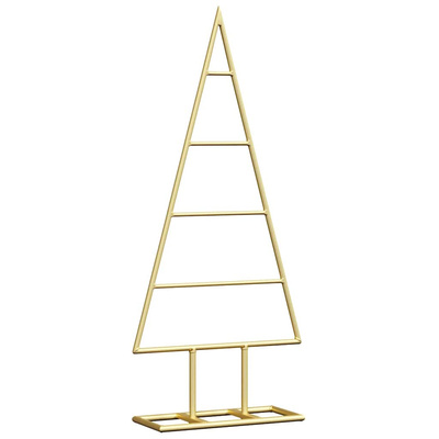 Metalowa choinka świąteczna złoty 60 cm Stal Malowana Proszkowo