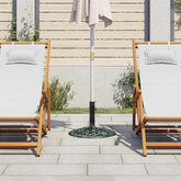 Podstawa pod parasol, zielona, 9 kg, 40 cm, żeliwo
