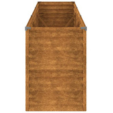 Podwyższona grządka ogrodowa 291x50x69 cm, stal Corten