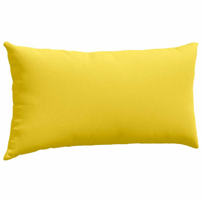 Poduszki na sofę 2 pcs Jasnożółty 80 x 40 cm tkanina