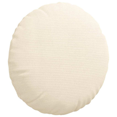 Poduszki na siedziska 2 pcs Kremowy ? 40 cm Tkanina sztruksowa