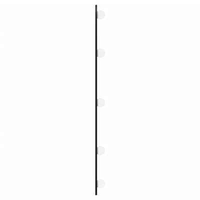 vidaXL Lustro ścienne z LED, 35x80 cm, szklane, owalne