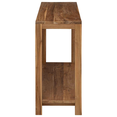 Konsola naturalny 110 x 35 x 75 cm Lite drewno teakowe