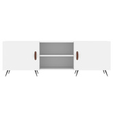 vidaXL Szafka pod TV, biała, 150x30x50 cm, materiał drewnopochodny