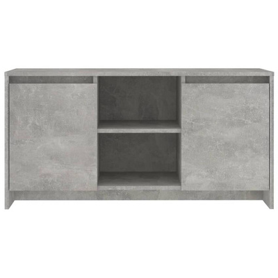 Szafka pod TV, szarość betonu, 102x37,5x52,5 cm vidaXL