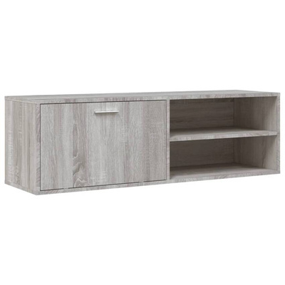 vidaXL Szafka pod TV, szary dąb sonoma, 120x34x37 cm