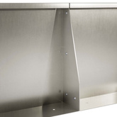 Mur oporowy 6 szt. 40 x 12 x 30 cm Stal nierdzewna srebrny