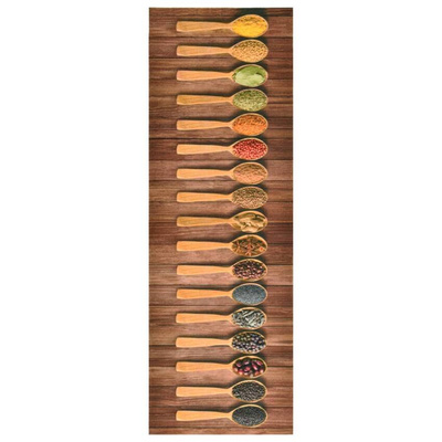 vidaXL Kuchenny dywanik podłogowy Spoons, 60x300 cm