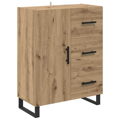 Highboard 2 szt. Dąb rzemieślniczy 69,5 x 34 x 180 cm