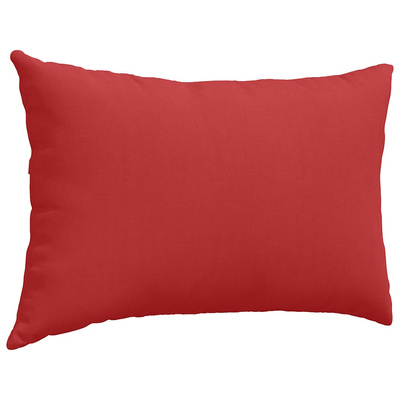 Poduszki na sofę 2 pcs Czerwony 60 x 40 cm tkanina