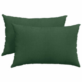 Poduszki na sofę 2 pcs Ciemna zieleń 60 x 40 cm