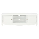 vidaXL Szafka pod TV, biała, 120 x 30 x 40 cm, drewniana