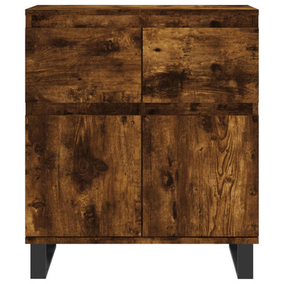 vidaXL Komoda, przydymiony dąb, 60x35x70 cm, materiał drewnopochodny
