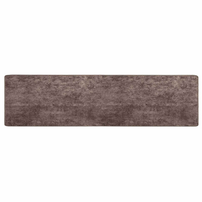Chodnik dywanowy MARSA Szary 80 x 400 cm Poliester i PVC