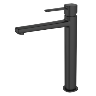 Wysoka bateria umywalkowa Glamour czarna Invena