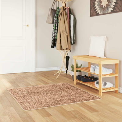 Chodnik dywanowy MARSA Żółty 100 x 100 cm Poliester i PVC