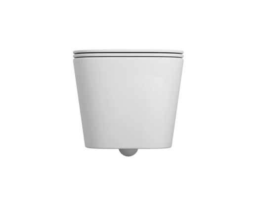 Miska wc podwieszana, bezkołnierzowa paros, z deską wolnoopad kwadr CE-90-001-W Invena