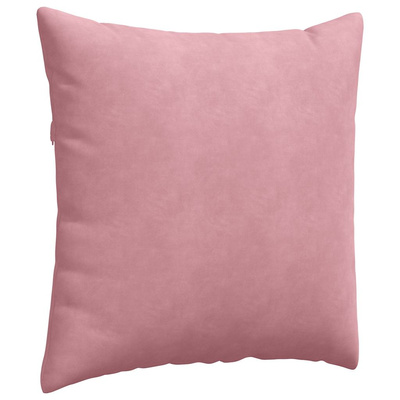 Poduszki na sofę 2 pcs Różowy 60 x 60 cm Tkanina sztruksowa