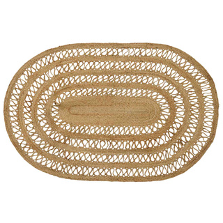 Dywany pokojowe naturalny 122 x 183 cm Juta