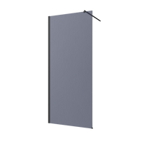 KABINA WALK-IN II INVENA TREND 80X200CM GRAFIT 8MM SHINY-GLASS CZARNY