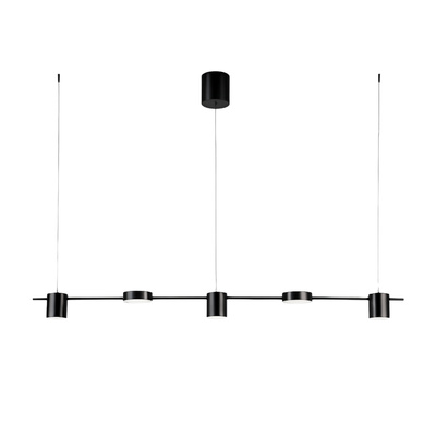 Lampa wisząca Abigali Glichio 35W 120cm liniowa nowoczesna czarna