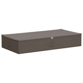 Skrzynia do przechowywania Szary 100 x 50 x 18 cm Włóknina
