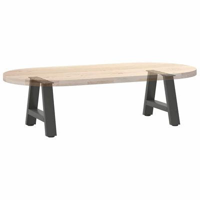 Nogi do stolika kawowego w kształcie litery A 2 szt. Antracyt 50x(30-31) cm Stal