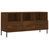 vidaXL Szafka pod TV, brązowy dąb, 102x36x50 cm