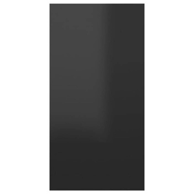 vidaXL Szafki telewizyjne 2 szt., wysoki połysk, czarne, 30,5x30x60 cm