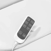 Elektryczny fotel kosmetyczny SILLON Luxury 3 silniki biały 150222