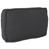 Zestaw poduszek na paletę 2 pcs Czarny Materiał Oxford