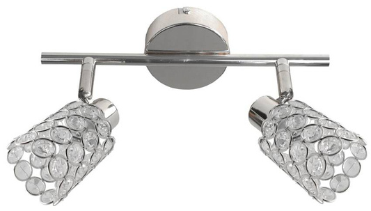 Lampa sufitowa York listwa regulowana 2-punktowa do korytarza metalowa