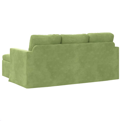 Sofa Jasnozielony 178 x 134 x 80 cm Aksamit