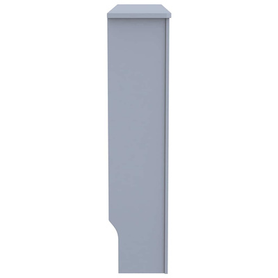 Osłona na kaloryfer, antracytowa, 112x19x81,5 cm, MDF