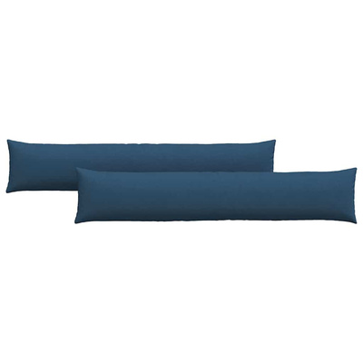 Poduszki na sofę 2 pcs Niebieski 200 x 40 cm tkanina