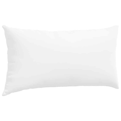Poduszki na sofę 2 pcs Biały 80 x 40 cm tkanina