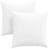 Poduszki na sofę 2 pcs Biały 80 x 80 cm tkanina