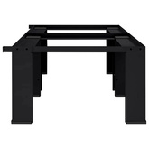 Podstawka na Pralkę 2 pcs Czarny 127 x 54,5 x 32,5 cm Stal