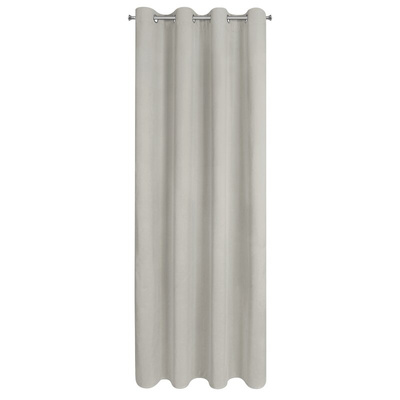 Zasłona Nita ciemnobeżowa 140x250