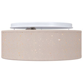 Lampa Sufitowa Ciemnoszary 30 x 30 x 13,5 cm tkanina
