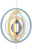 hoops 8 lampa wisząca 1x20w E27 iq kids mix kolor
