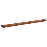 Parapet okienny Brązowe Drewno 160 x 10 x 4,5 cm PVC