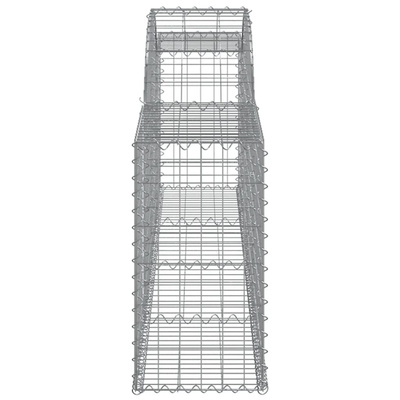 Kosze gabionowe, 20 szt., 300x30x60/80 cm, galwanizowane żelazo