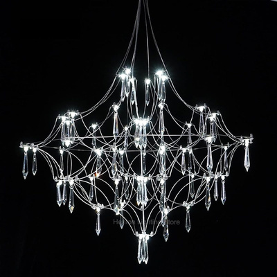 MEERA CRYSTAL 80 CM NICKEL CHROME ADANI AD239