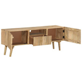 vidaXL Szafka pod TV, 140x30x49 cm, lite drewno mango