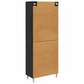 Highboard z szufladą Czarny Dąb 69,5 x 34 x 180 cm