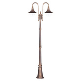 Lampa ogrodowa stojąca K-8127 CZARNY/ZŁOTY z serii BOSTON