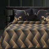 Makosatyna czarny 160x200