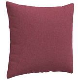 Poduszki na sofę 2 pcs Czerwone wino 45 x 45 cm tkanina