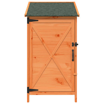 Shed ogrodowy brązowy 59,5 x 56 x 113,5 cm Drewno Świerkowe